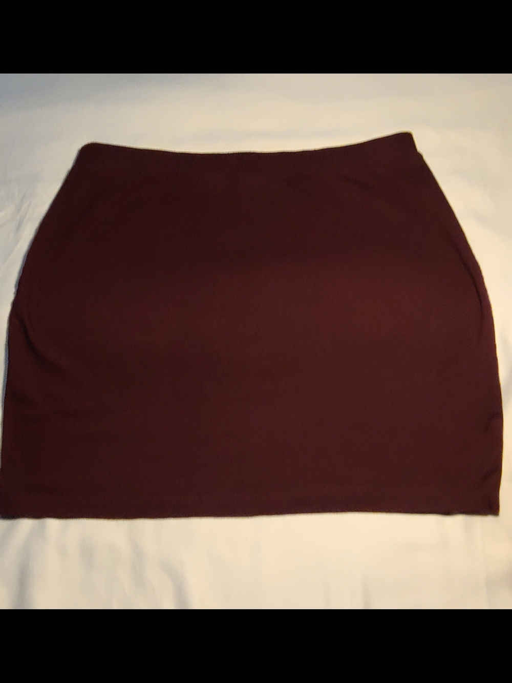 Joe Boxer Mini Skirt in Deep Wine